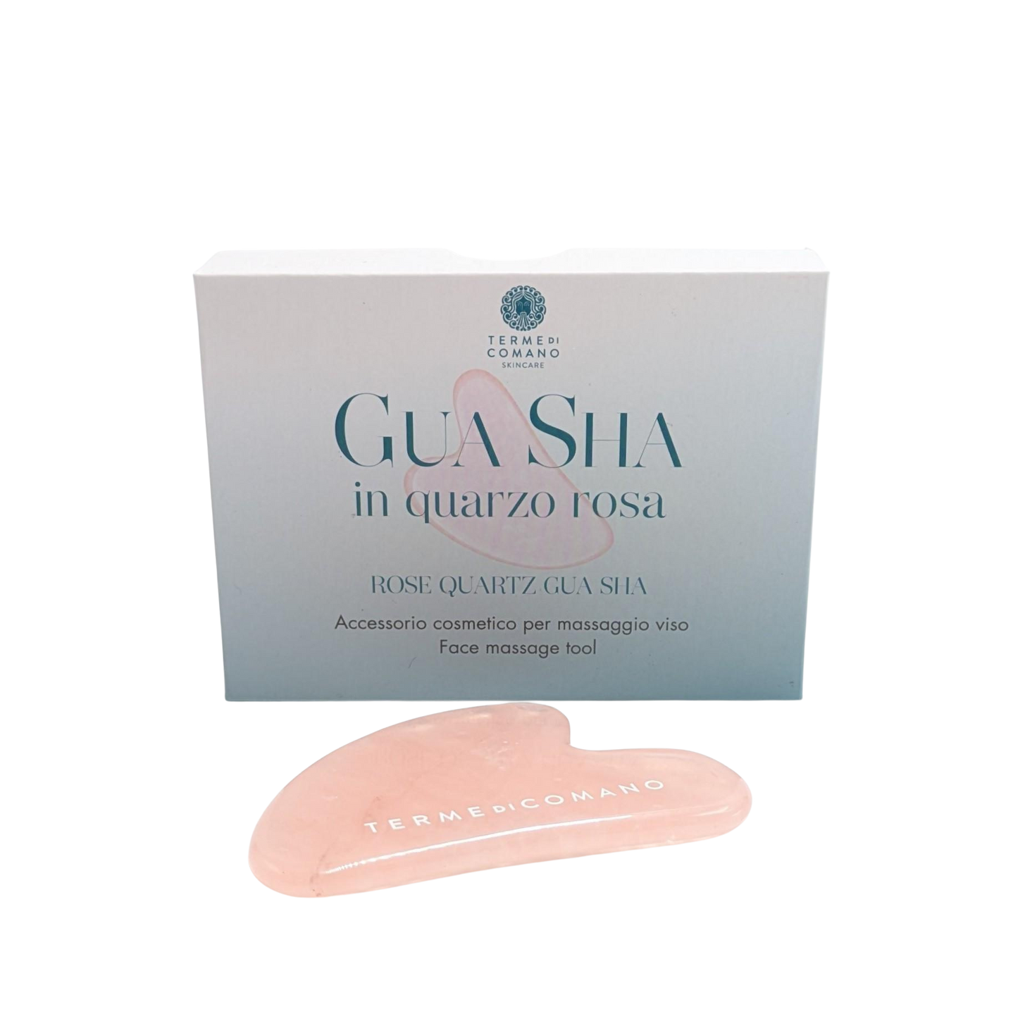 Guasha in quarzo rosa